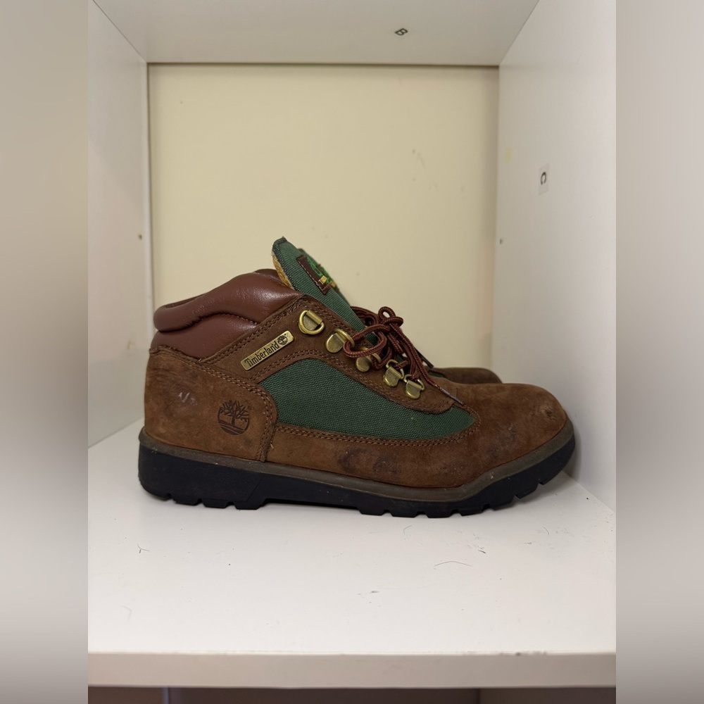 Timberland field boots size 6 green & brown - Picture 5 of 8